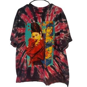 TIE DYE LARGE SELENA GRAPHIC TEE